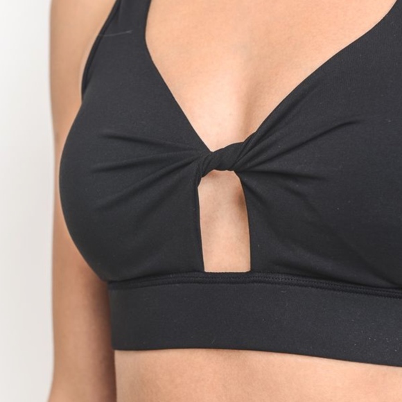 FRONT TWIST SPORTS BRA - Picture 3 of 3